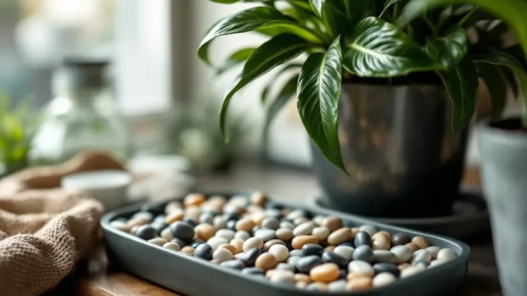 Beyond humidifiers: Why a simple tray of pebbles is a lifesaver for indoor plants