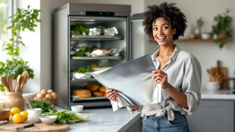 I put aluminum foil in the freezer, and it changed how I store food forever