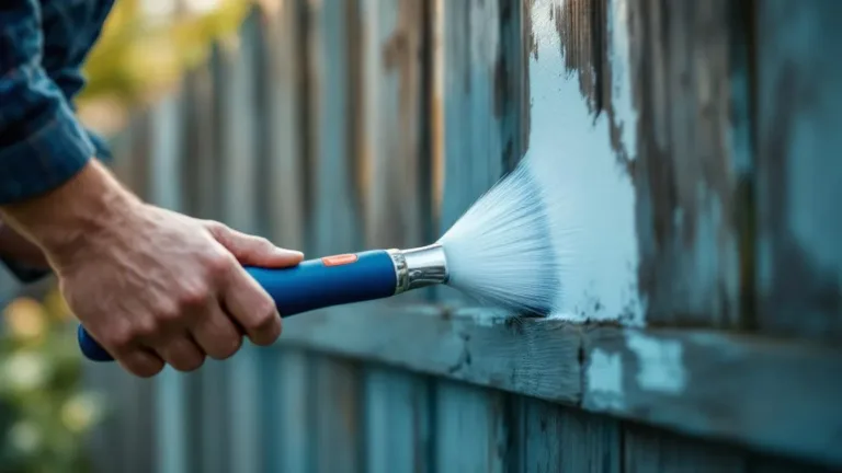 The £1 DIY tool that paints garden fences in half the time